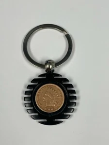 Portachiavi penny testa di indiano originale - originale vintage USA Moneta - MONETA REALE!!! - Foto 1 di 2