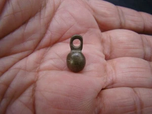 Chinese Liao Dynasty (916-1125) nice bronze small button  (combine ship) u5681 - Picture 1 of 16