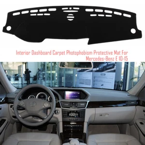 Interior Dashboard Carpet Sun Shade Protective Pad Cover For Benz E 2010-2015 - Picture 1 of 9