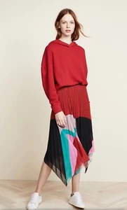 Joie Dashiella mehrfarbiger asymmetrischer gefütterter Plisseerock Größe Small - Bild 1 von 7