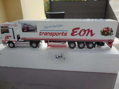 CAMION ELIGOR  MAN TGX EURO 5 SEMI FRIGO CHEREAU TRANSPORTS EON 1/43 - Photo 1/4