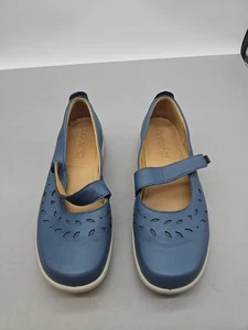  Hotter Damen Peace Blue River Leder Mary Jane Stil 9,5 - Bild 1 von 6