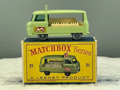Camión flotador de leche Matchbox Lesney 1961 #21C Commer, como nuevo en caja todo original Foto 1 de 4