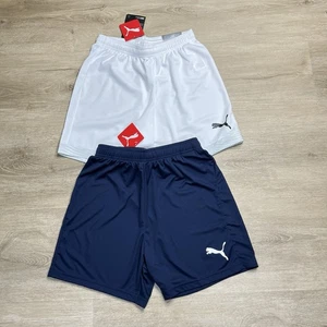Lot Of 2 Puma Drycell Shorts Athletic Kids Youth Navy White Size XL NWT - Picture 1 of 5