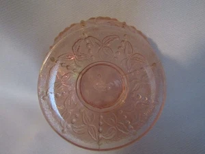 FENTON GLAS ROSA SATINIERT PERLEN SCHALEN 3-1/4" SCHALE - Bild 1 von 4