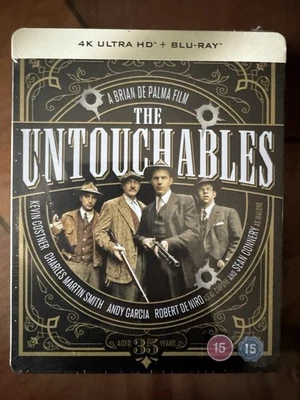 THE UNTOUCHABLES (1987) LIMITED 35th ANNIVERSARY EDITION 4K UHD+BLURAY STEELBOOK - Image 1 of 4