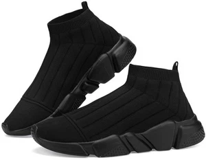 Mens Running Shoes Casual Slip on Shoes Breathable Walking Athletic Tennis Sh... - Picture 1 of 7