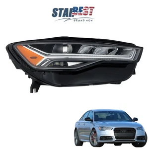 Full LED Headlight For Audi A6 S6 2016 2017 2018 Headlamp W/LED DRL Right Side - Bild 1 von 13