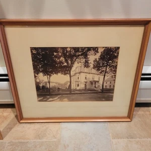 Obra de arte enmarcada, mansión Hamilton Turner mate, una casa histórica en Savannah, GA - Imagen 1 de 10