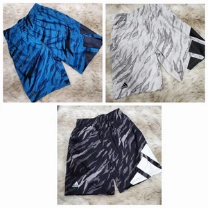 3 Pairs Of Boys Adidas Tiger Camo Athletics Shorts Size L (14/16) - Picture 1 of 11