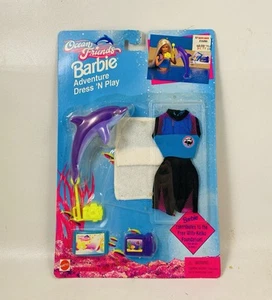 🌟Barbie Ocean Friends Dress 'N Play Adventure Outfit, 1996 Mattel 67508 - Picture 1 of 3