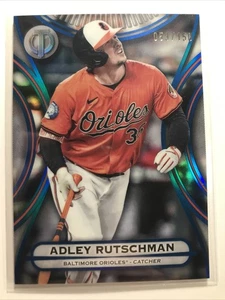 Adley Rutschman 2025 Topps Tribute #77 BLUE PARALLEL SP ORIOLES /150 - Picture 1 of 2