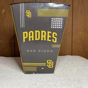 San Diego Padres Post Season Baseball Souvenir Popcorn Bucket - Picture 1 of 6