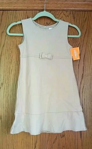 GYMBOREE Girls Sleeveless Knee Length Play Proof School Uniform Dress Size 7 NEW - Picture 1 of 4
