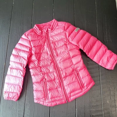 Toddler Jacket- 2T -Packable Diesel Puffer Zipper Jacket- Hot Pink - Image 1 of 4