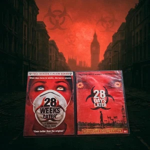 28 Days Later & 28 Weeks Later DVD Horror Movie Bundle Zombie Apocalypse Lot - Picture 1 of 9