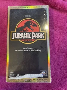 NEW 1993 Jurassic Park Sealed VHS Tape With MCA Watermarks! Original! - Picture 1 of 3