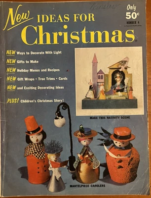 Vintage "New Ideas for Christmas" Magazine November 1959 - Gifts to Make & Decor - Image 1 of 4