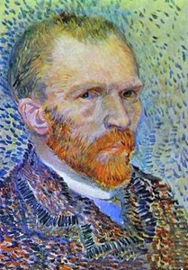 Oil painting Vincent Van Gogh - Artist self-portrait canvas hand painted canvas - Picture 1 of 1