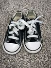 Toddler Black Lace Up Converse Size 7