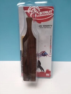 Strut Commander - LIL' Shorty - Turkey Box Call - Double Sided Walnut Wood Call - Image 1 of 2