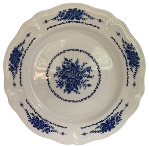 VTG Mayhill Federalist Dinner Plate Ironstone Blue White Floral 10” READ - Picture 1 of 6