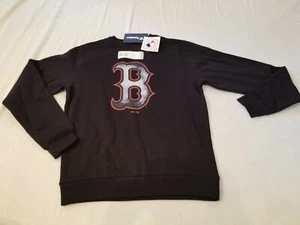 Boston Red Sox NWT Core Smoke Medium Mens Crew Neck Pullover Sweater 26" Length - Picture 1 of 9