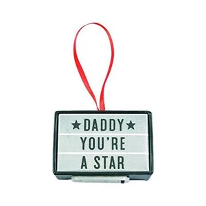 Regalo del Día del Padre Papá Eres una Estrella Mini Colgante Iluminación Caja de Luz Decoración - Imagen 1 de 1
