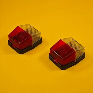 2x Outline Marker Light Red & White Lamp Jokon SPL115 for Trailer Caravan 12V UK - Picture 1 of 11