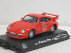 Porsche 911 GT2 in rot, ohne OVP mit Sockel, Hongwell/Cararama, 1:43