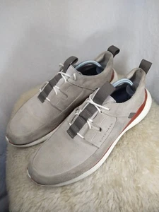 COLE HAAN MENS GRANDSPORT APRON TOE ATHLETIC SNEAKER SIZE 10.5 BEIGE - NICE SHOE - Picture 1 of 6