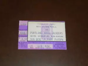 1980 1981 PHOENIX SUNS NBA BASKETBALL TICKET STUB VS TRAILBLAZERS - Bild 1 von 2