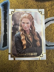 2021 Game of Thrones Iron Anniversary 2 Cersei Lannister #123 Gold Parallel #/99 - Bild 1 von 2