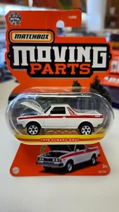 Piezas móviles Matchbox 2022 Subaru Brat 1978 en blanco con capó de apertura - Imagen 1 de 3