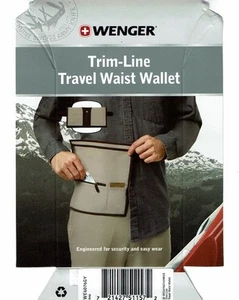 WENGER Trim-Line Travel Waist Wallet - Passport Holder - NIP- FREE SHIPPING - Picture 1 of 7
