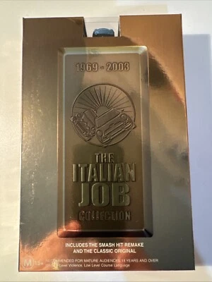 The Italian Job Collection Both Movie Box Set DVD Collectable Case With Car - image 1 of 4