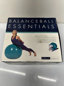 Balance Essentials Ball Exercise Ball 26" Exercise ball, air pump, Workout Video - Picture 1 of 7