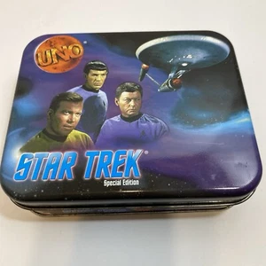 1999 Star Trek Special Edition Uno Kartenspiel Mattel mit Tin komplett 112 Karten - Bild 1 von 9
