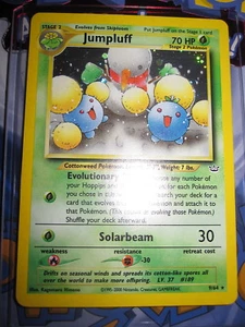 POKEMON (◕‿◕✿) JUMPLUFF 9/64 NEO REVELATION RARE FOIL EN GEM MINT ILLIMITED NEUF - Imagen 1 de 2