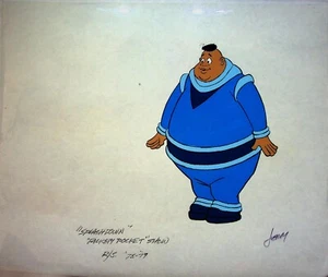 Rickety Rocket 1979  SIGNED JERRY EISENBURG Hand Painted Cel  Model Cel #LF - Picture 1 of 3