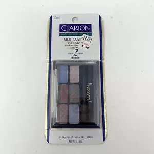 Clarion Vintage Eyeshadow Palette Silver Fantasy Purple Vintage And Discontinued - Picture 1 of 7
