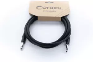 CABLE AUDIO JACK STEREO / JACK STEREO 0.5m CORDIAL éléments EM0.5VV - Bild 1 von 7