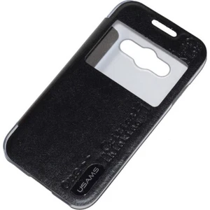 Usams Custodia Originale Flip Case Merry Series Samsung Galaxy Ace Nxt Black New - Foto 1 di 4