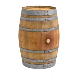 Holzfass, Weinfass, Fass, Barrique, Eichenfaß, Stehtisch, Gartentisch Holz 225 l - Bild 1 von 9