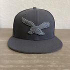 Philadelphia Eagles New Era Tonal League 59fifty Fitted Hat 7.25 Gray On Gray