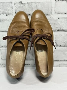 Vintage Silvia Fiorentina Womens Brown Leather Lace Up Oxford Shoe Size 6M - Picture 1 of 11
