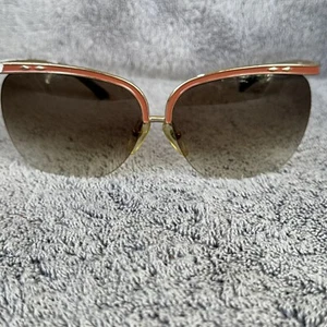 Vintage Playboy Oversized Women’s Sunglasses Gold Pink Made In Italy 4595 41-140 - Picture 1 of 18