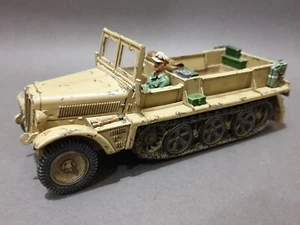 King & Country AK097 Afrika Korps SD Kfz 10 Demag Halftrack - Retired - Boxed - Picture 1 of 8