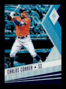 2018 Panini Chronicles Phoenix Aqua Prizm Carlos Correa #9 /299 Astros 