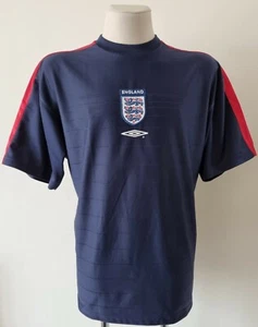 England National 2003 - 2005 top training football Umbro shirt - Picture 1 of 8